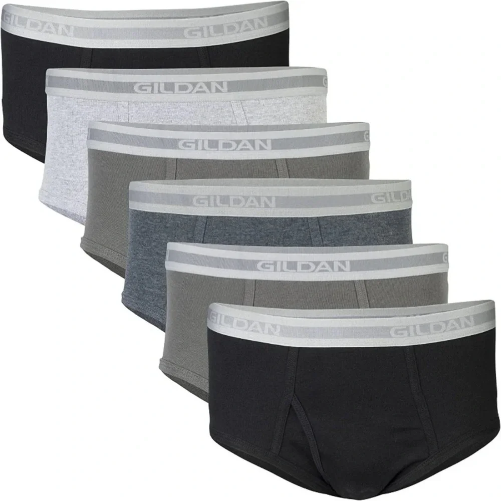 NWT 6-PK Gildan Hip Briefs 2XL